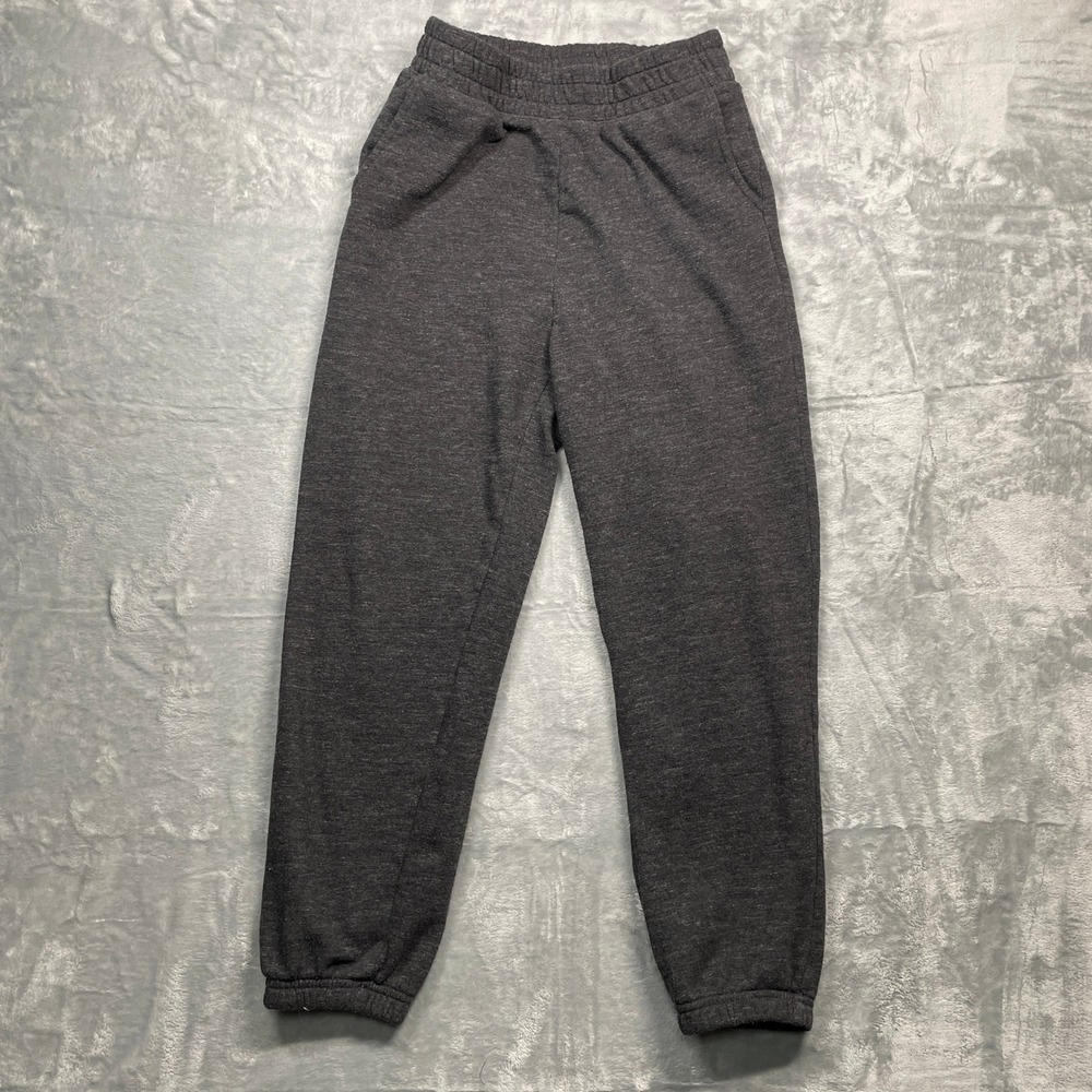 American Eagle Womens Charcoal Heather Jogger Sweatpants‎ Elastic Waist XS